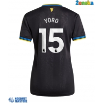 Manchester United Leny Yoro #15 Rezervni Dres za Ženska 2025-26 Kratak Rukav